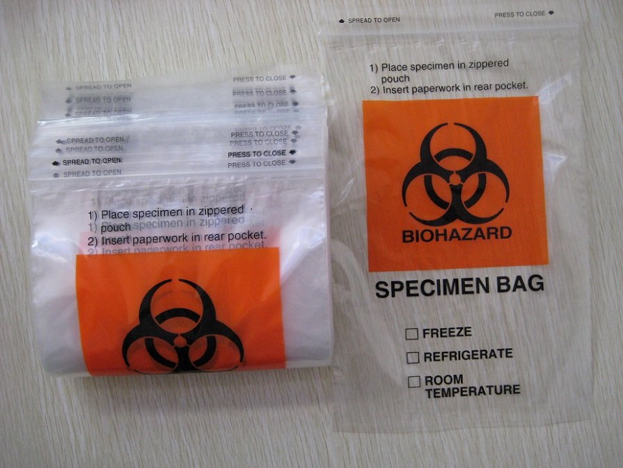 Resealable Plastic Specimen Bag W02